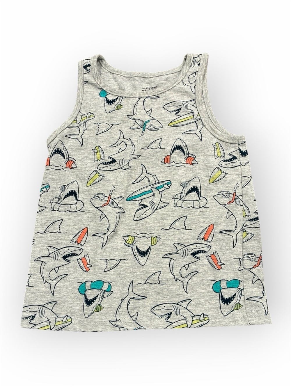 Boys Jumping Beans Shark Print Tank Top